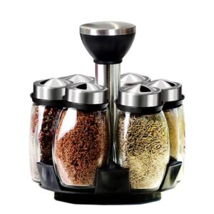 ROTATING SPICE JARS SET 6 Pcs