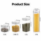 Screenshot 2025-09-08 at 17-35-03 Airtight Food Storage Container Set 5-Piece Set Durable Seal Pot Cereal Storage Containers Kitchen Cabinet Organization Daraz.lk